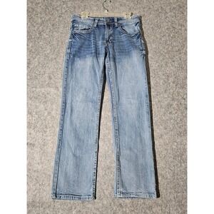 T.K. Axel Jeans Mens Blue Slim Boot Cut Denim 30x32